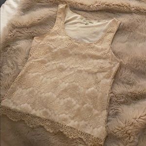 Banana Republic Lace Tanktop Small